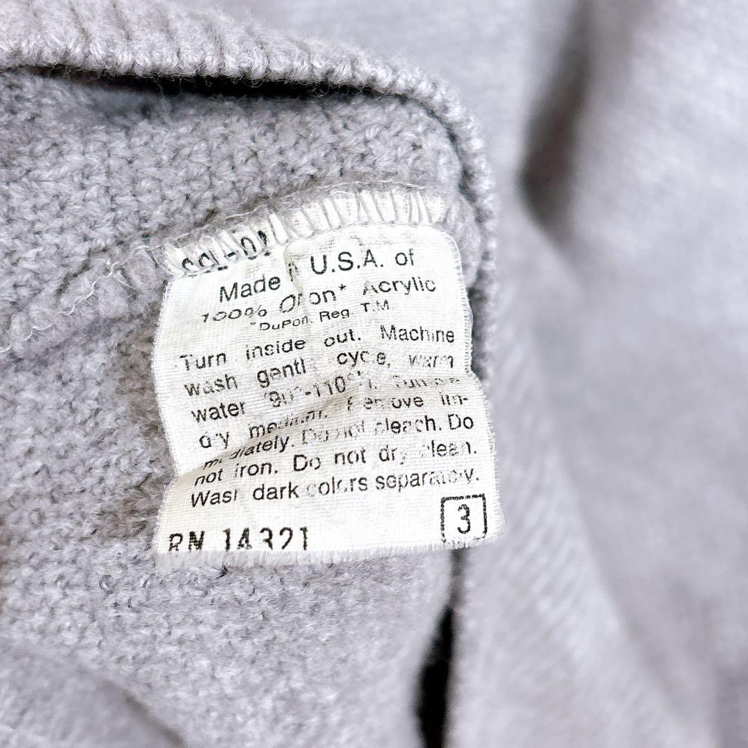 美品◇ディオール　ビンテージ　Ｖネックニット　Diorロゴ刺繍 90s USA製