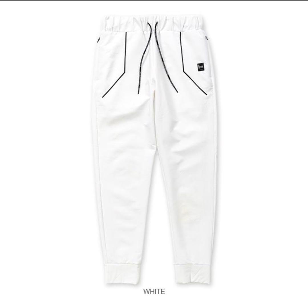 撥水　裏起毛　防風ロングパンツ　秋冬　サイズXL メンズ　ホワイト　防寒　ゴルフ