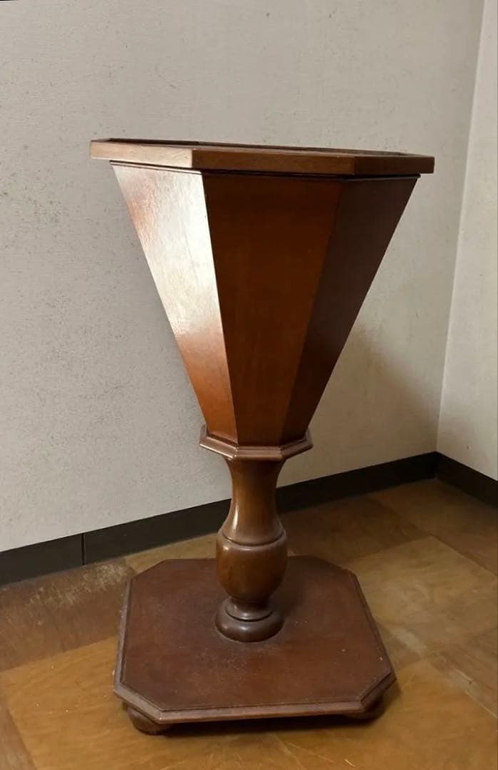 八角形木製収納テーブル