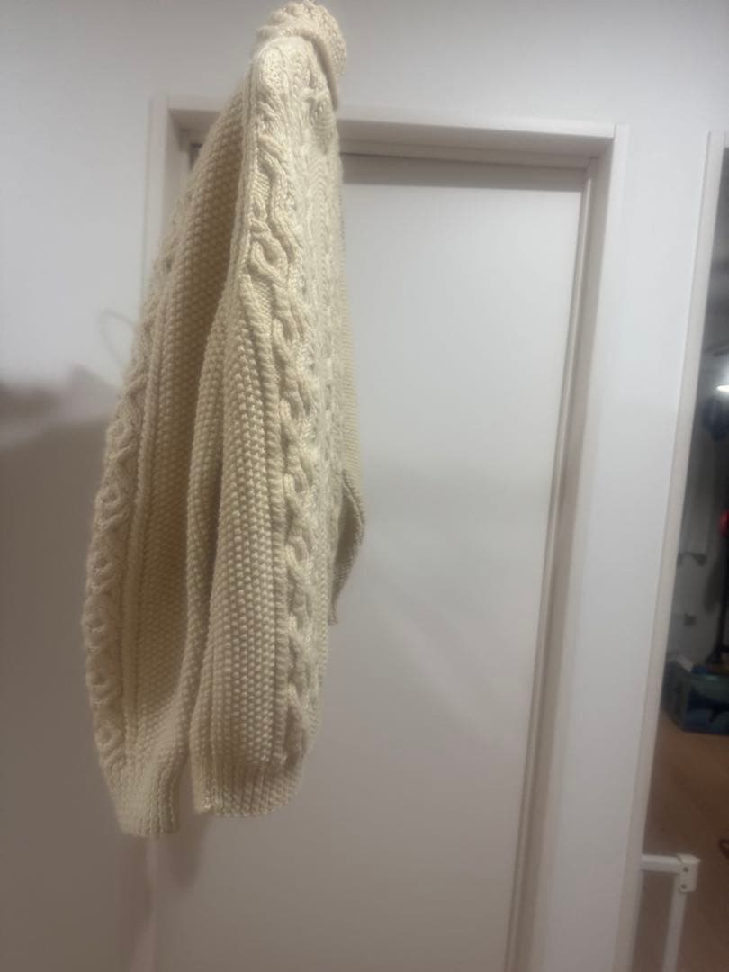 INVERALLAN ケーブルニットカーディガン