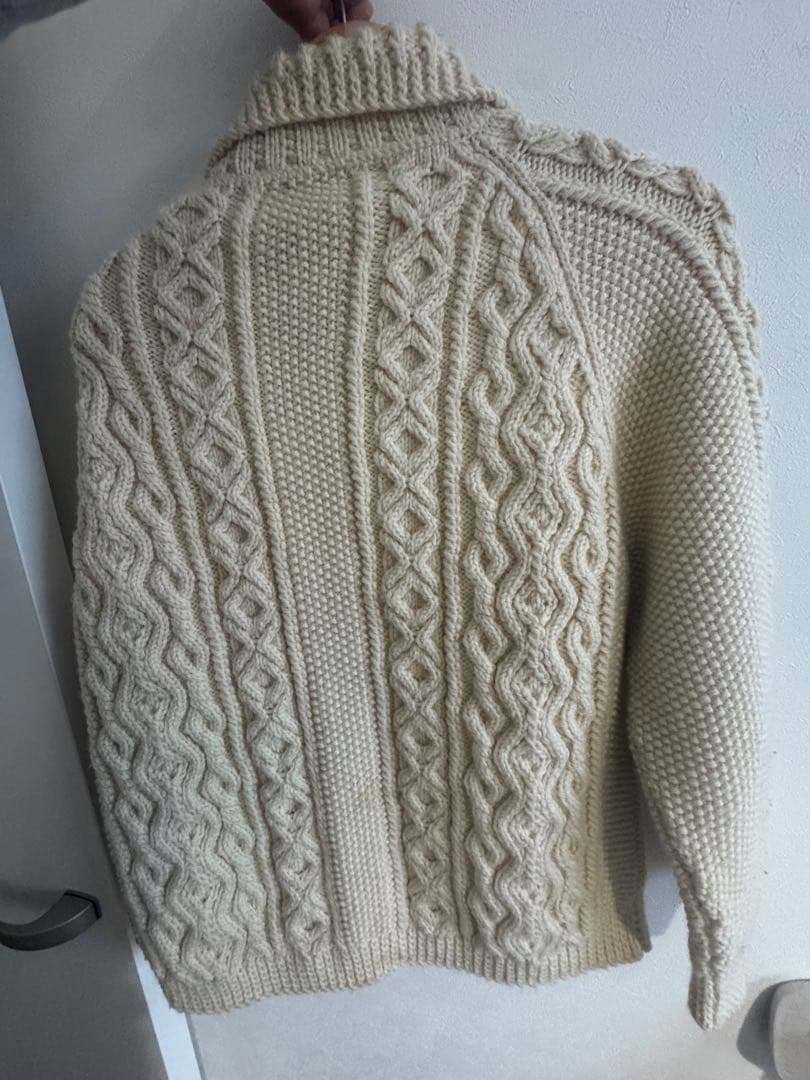INVERALLAN ケーブルニットカーディガン