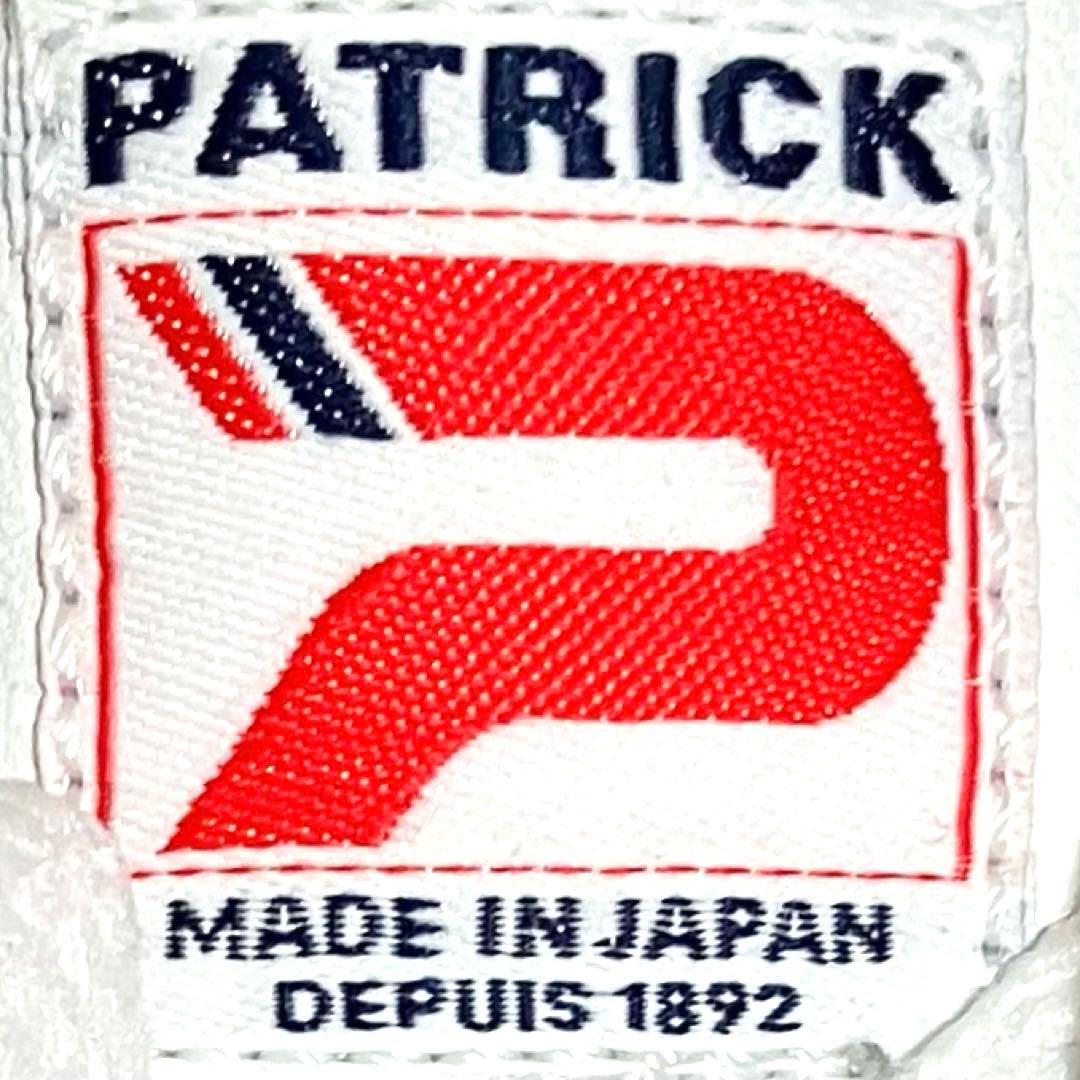 ほぼ新品 PATRICK ケベック QUEBEC WHT 日本製 ホワイト 24