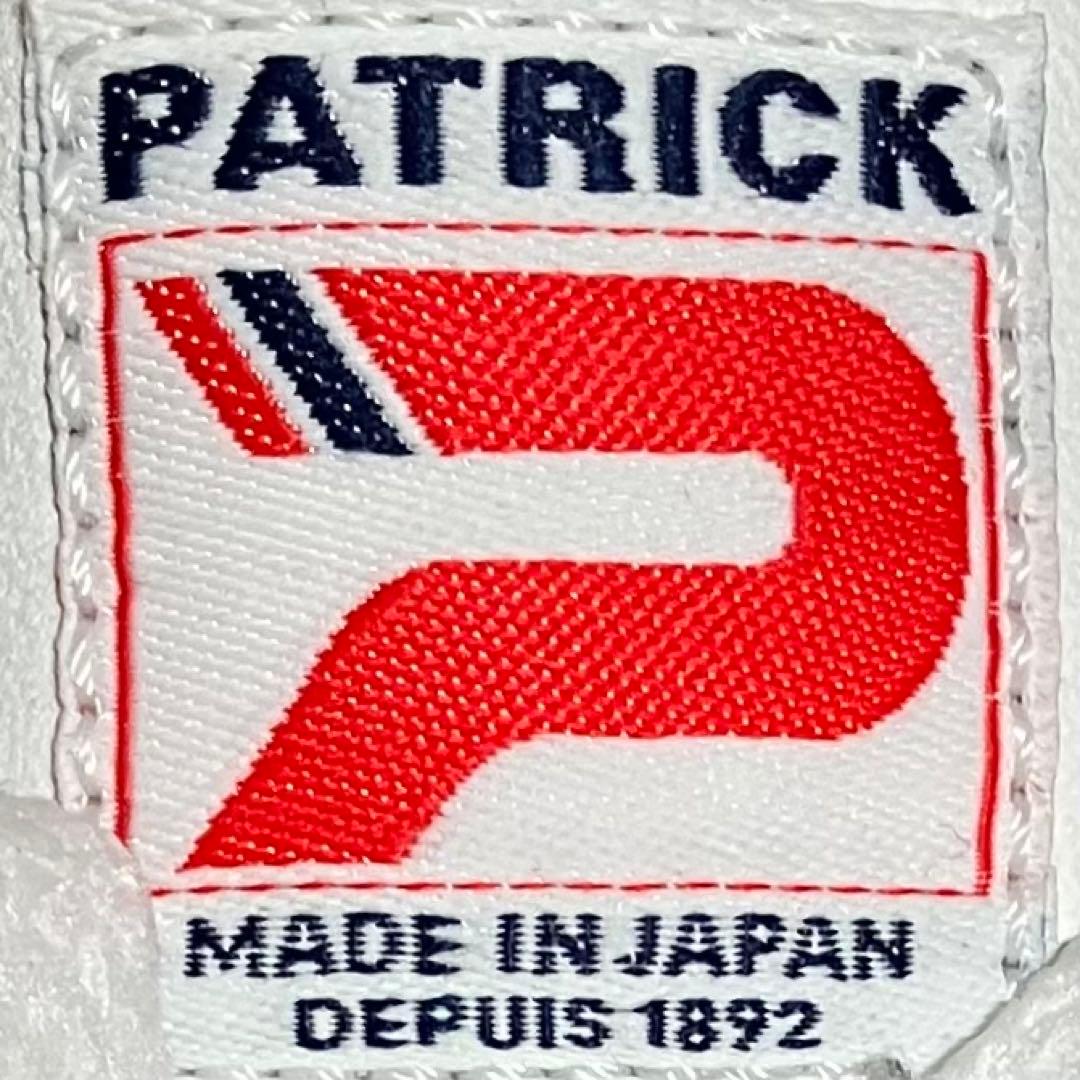 ほぼ新品 PATRICK ケベック QUEBEC WHT 日本製 ホワイト 24