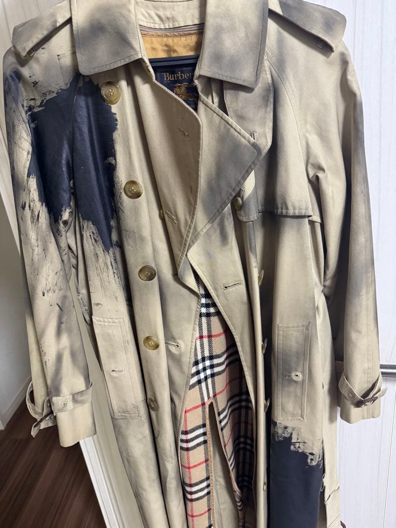 0658×BURBERRY　request チェスターコート