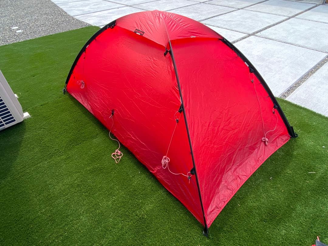 HILLEBERG Unna レッド テント ヒルバーグ ウナ　フットプリント付