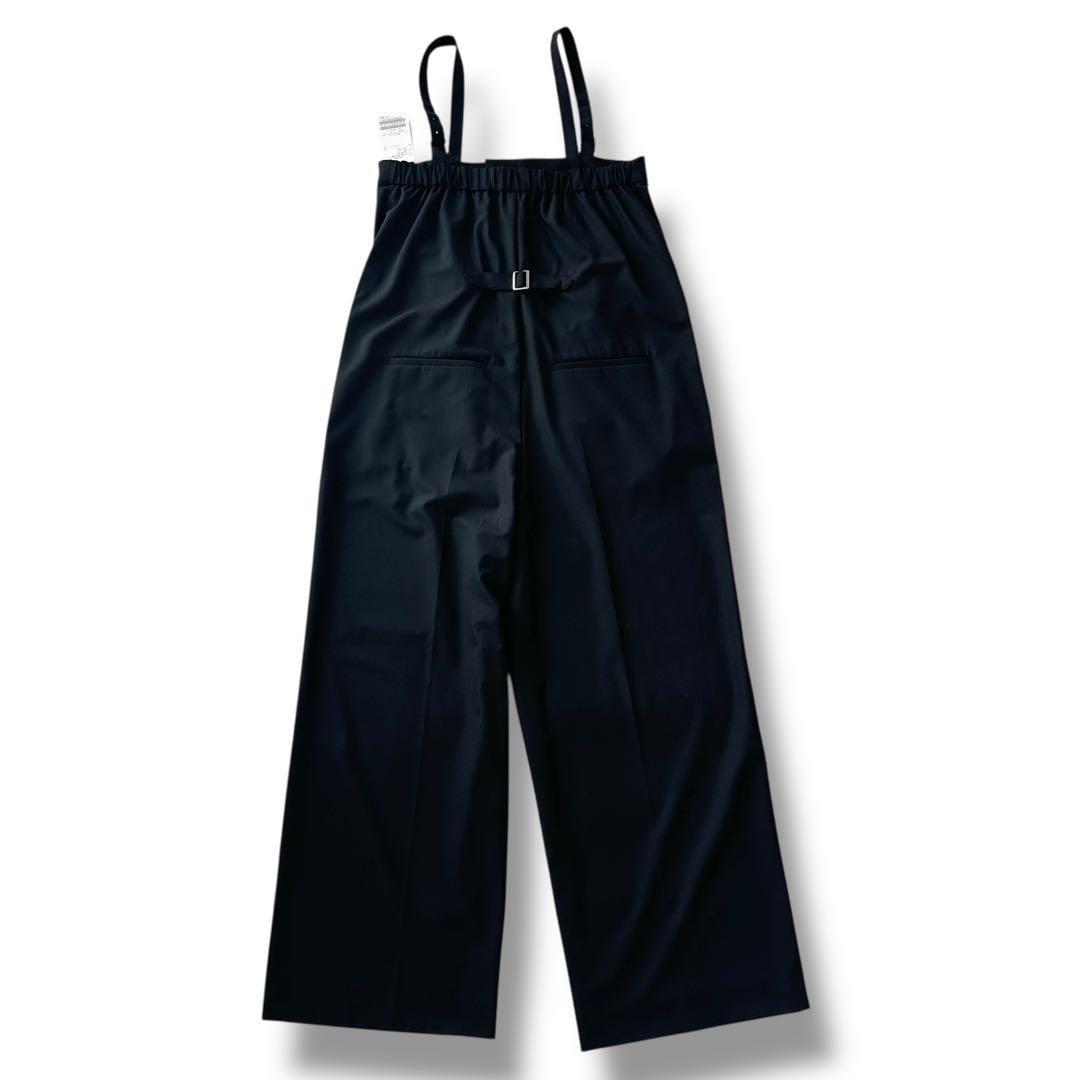 新品 スピックアンドスパン 24AW ベアオールインワン ブラック 38
