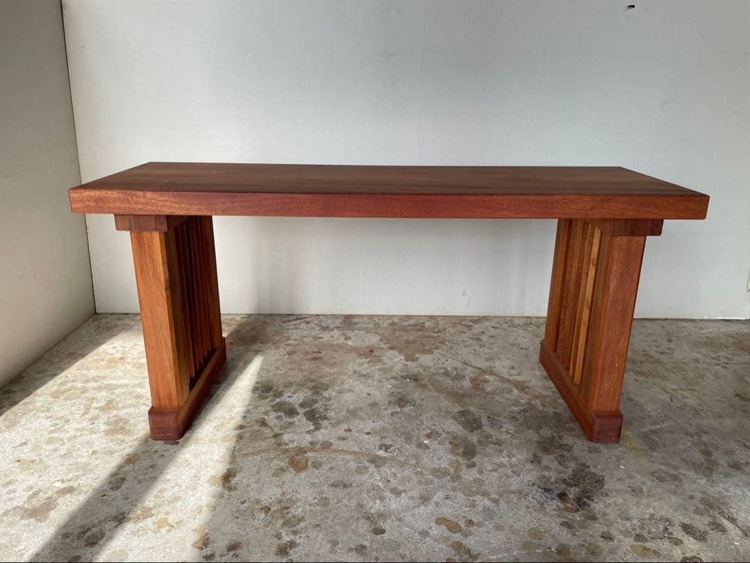 A:﨓の木(タブ)〜ベンチ(高さ455㎜)サイドテーブル、飾り棚✨重厚ワイルド✨