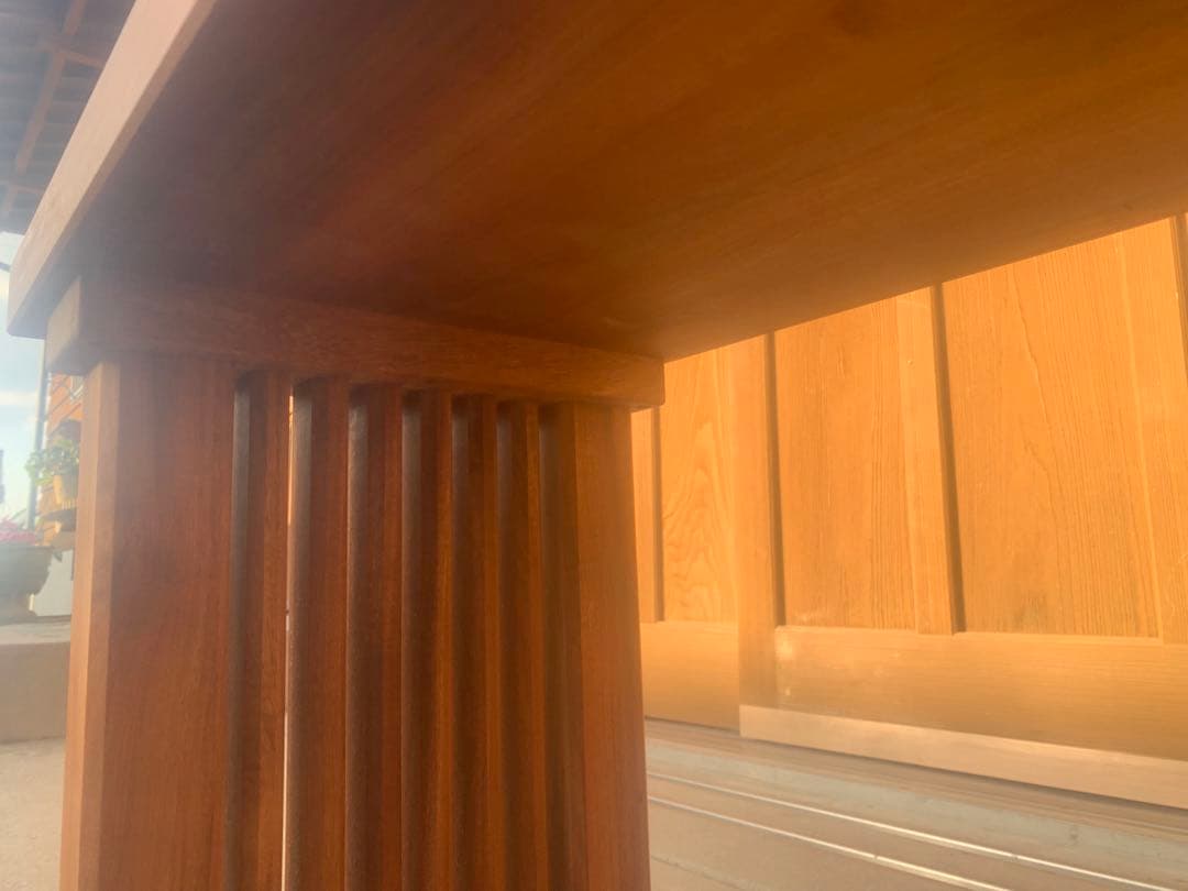 A:﨓の木(タブ)〜ベンチ(高さ455㎜)サイドテーブル、飾り棚✨重厚ワイルド✨