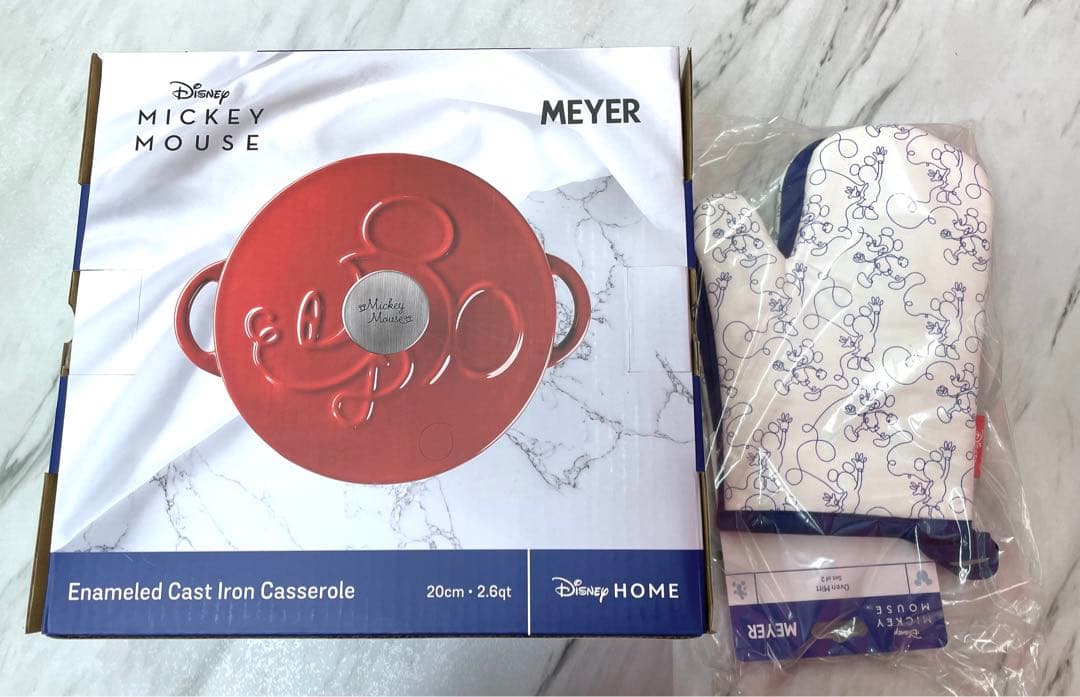 MEYER　マイヤー　キャストアイアン　両手鍋　 Disney 新品未使用