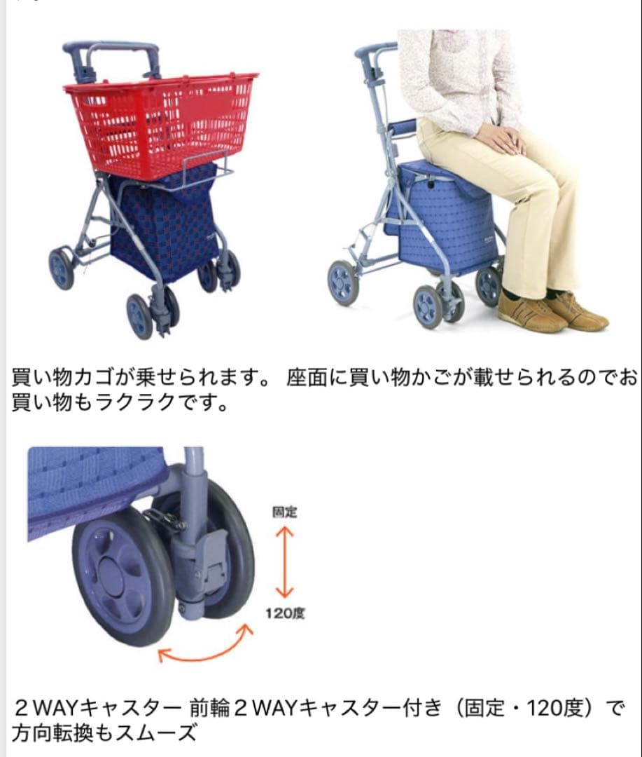 鳥製作所 リズムRWC ブルー シルバーカー