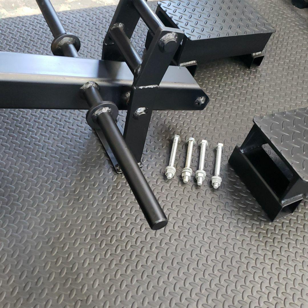 ミニベルトスクワットマシン　トレーニング　フイットネス　プレート２８mm