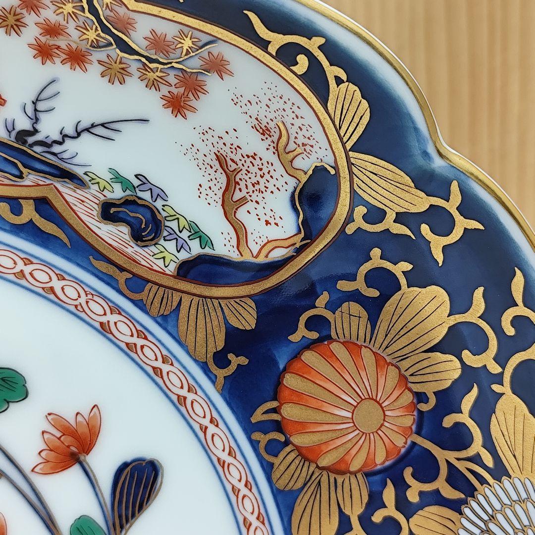 古伊万里 盛皿 飾り皿 琳派盛皿 [小] 琳派古伊万里 金彩 有田焼