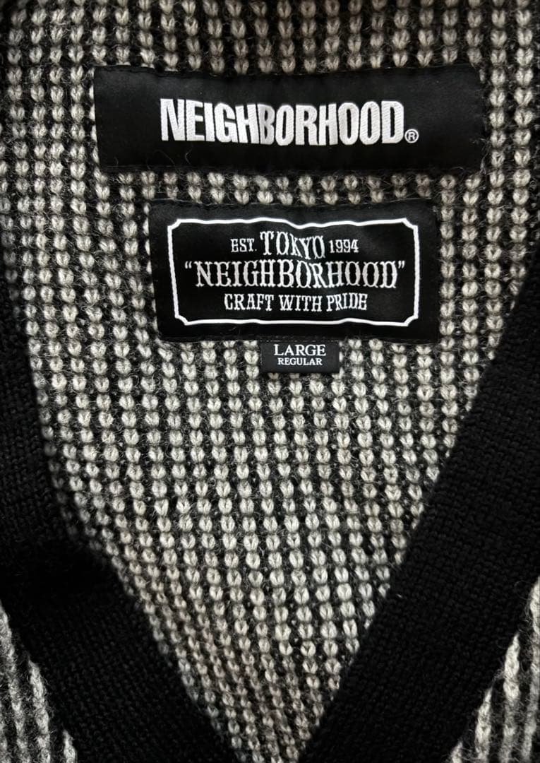 NEIGHBORHOOD Vネックカーディガン Lサイズ