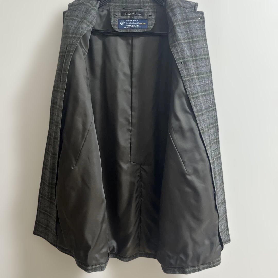 美品　green label ロロピアーナ　ライナー付き　ステンカラーコート　L