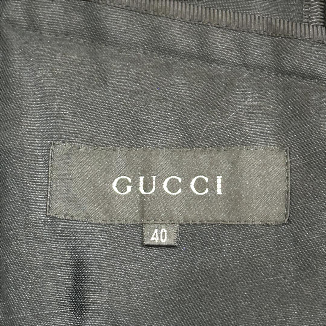 GUCCI　ジャケット　ネイビー　サイズ40　ak605