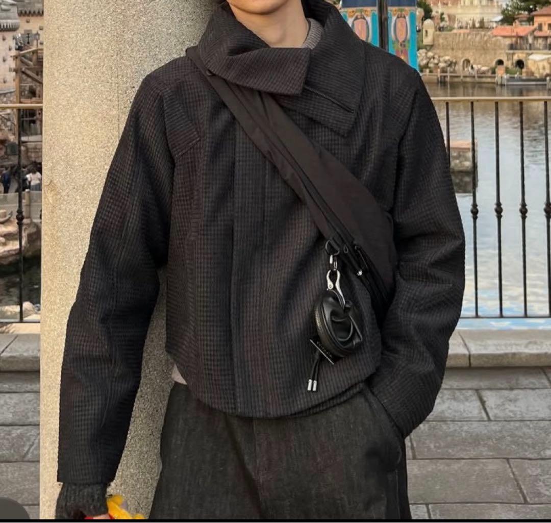 【即日発送】Jcaesar ZIPPER JACKET S斜めジップジャケット