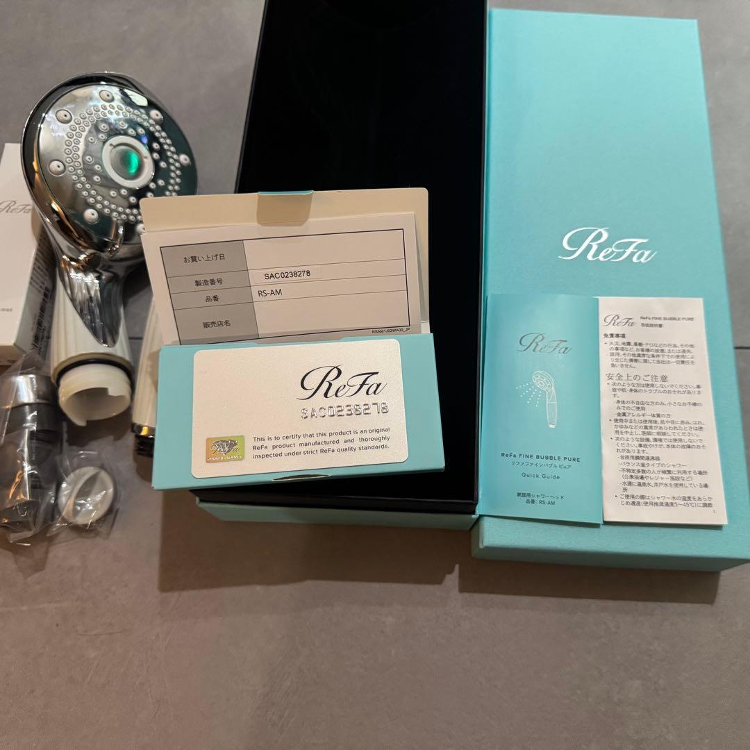 ReFa リファ ファインバブルピュア シャワーヘッド￼ 新品カートリッジ付き
