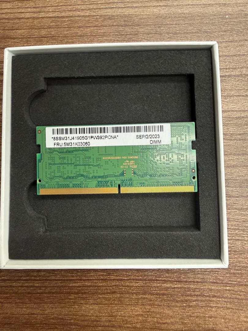 メモリー Samsung DDR5 SO-DIMM16GB