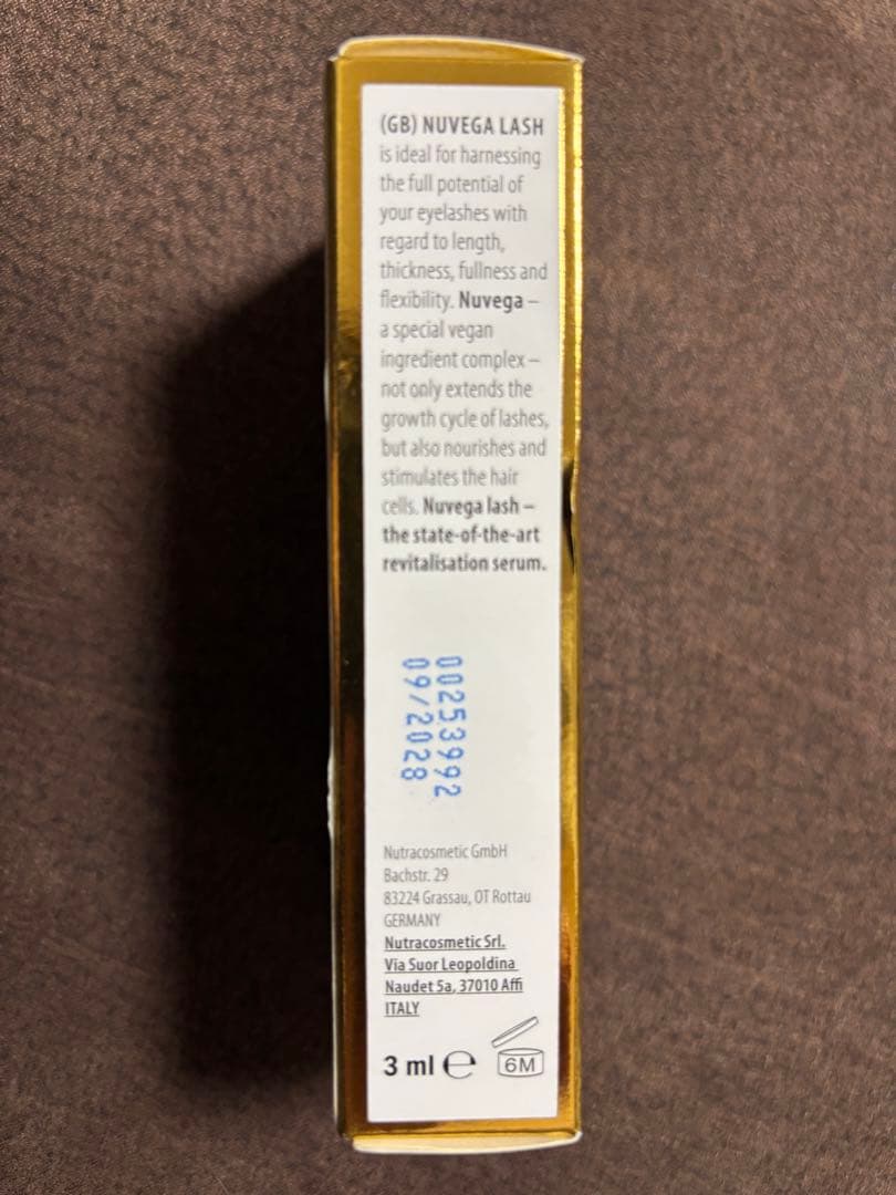 アイケア NUVEGA Lash Revitalisation Serum 3ml