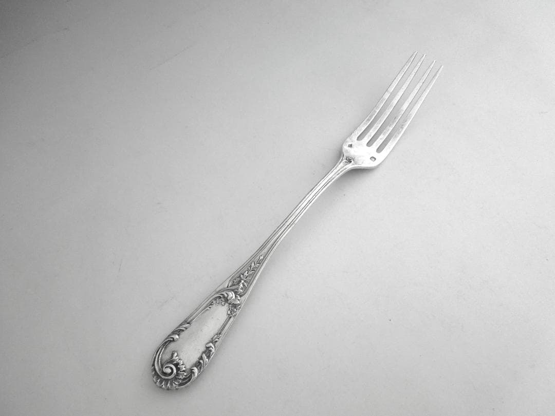 フランス　シルバーフォーク　純銀