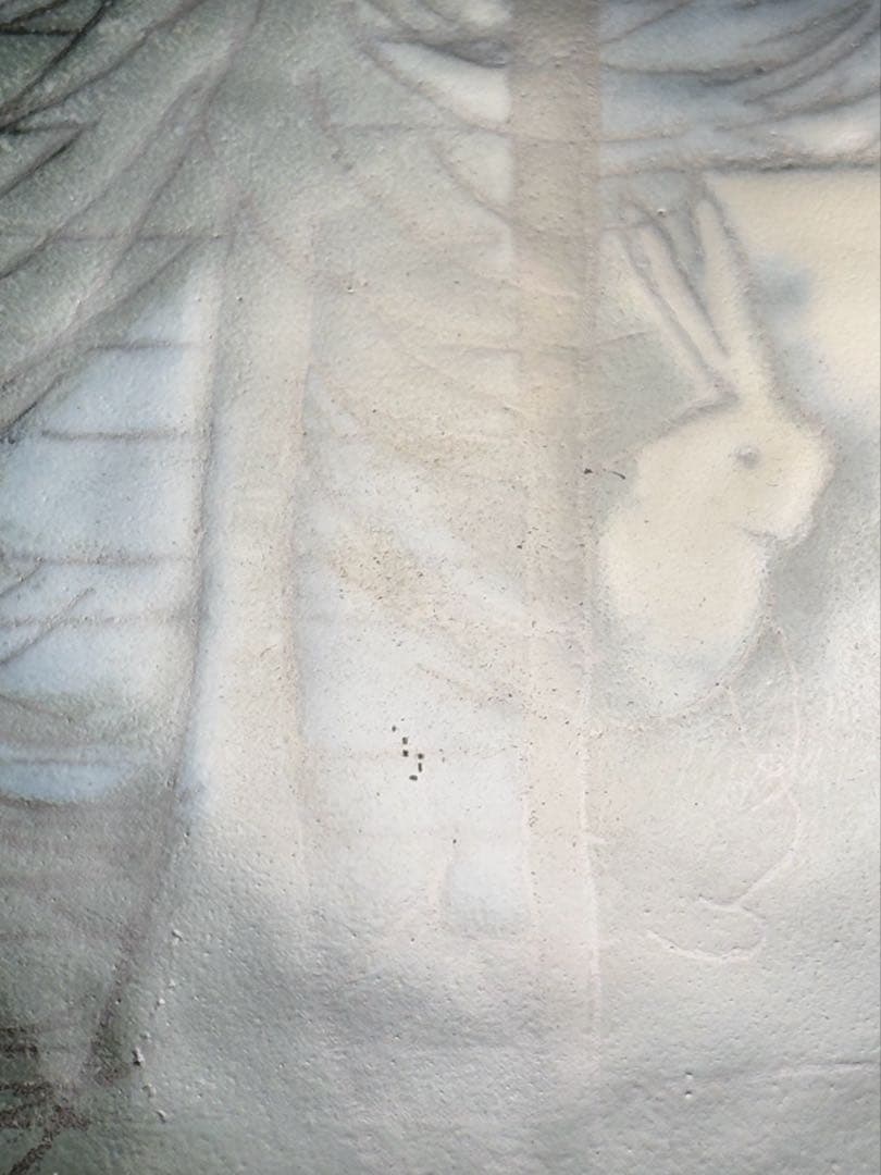 ARABIA ヘルヤ \"Sininen Onnentalo\" 特大陶板画