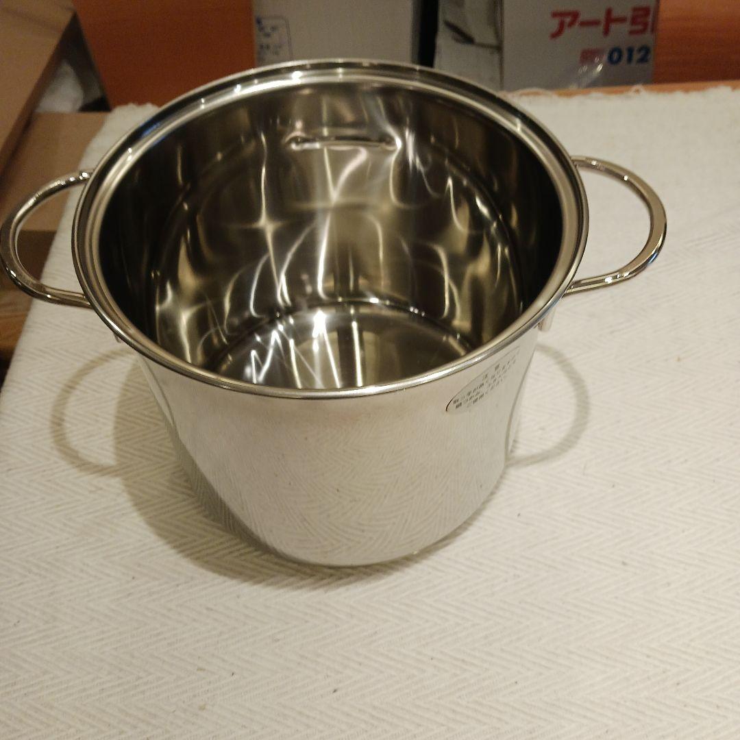 ステンレス製パスタ鍋とコランダーセット