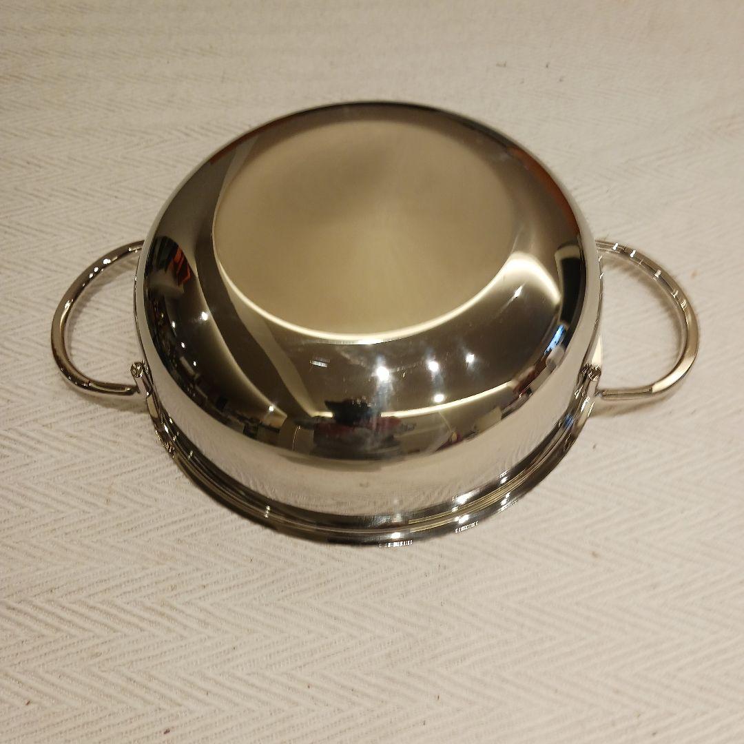 ステンレス製パスタ鍋とコランダーセット