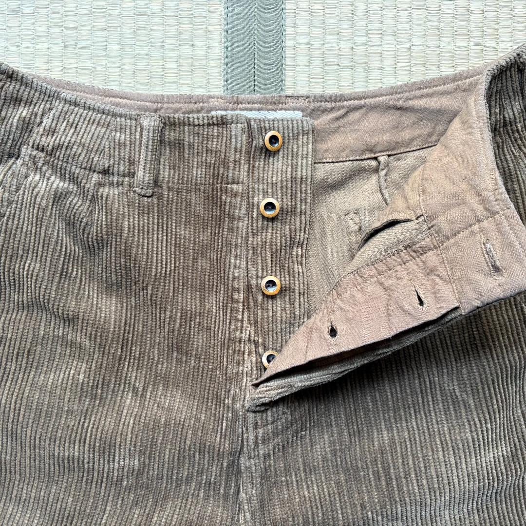 kaval arya pants コーデュロイ dark beige サイズM