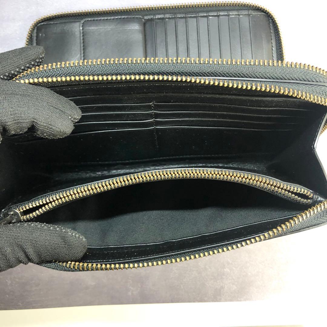 ✨️極美品✨️ コーチ ダブルジップ トラベル オーガナイザー 長財布 レザー 黒