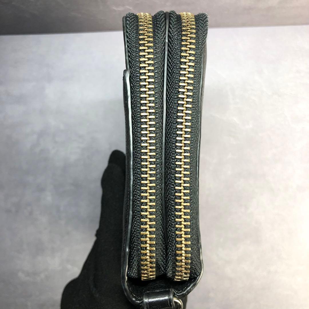 ✨️極美品✨️ コーチ ダブルジップ トラベル オーガナイザー 長財布 レザー 黒