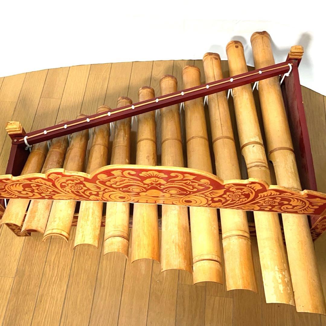 竹製ガムラン　木琴　民族楽器