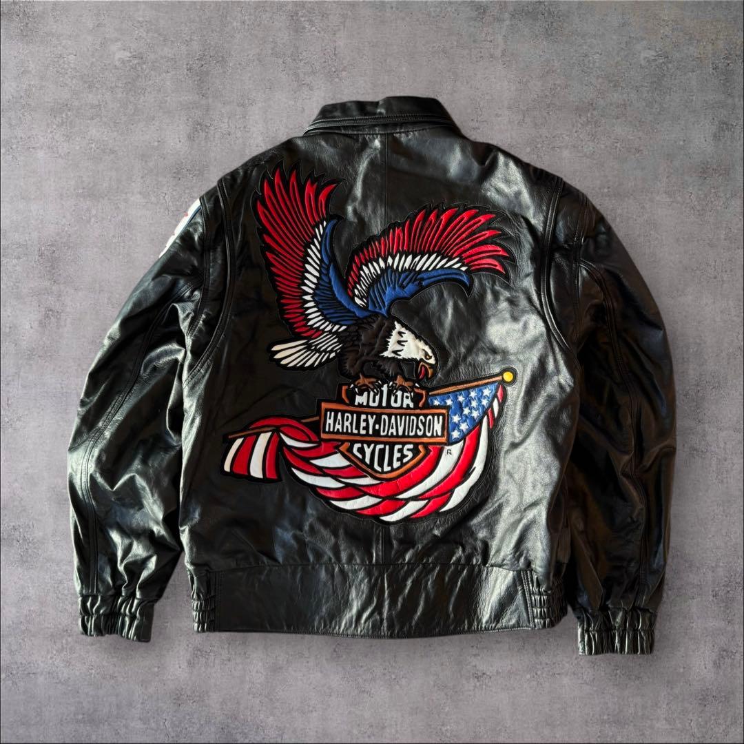 Harley-Davidsonヴィンテージ レザージャケット　サイズL