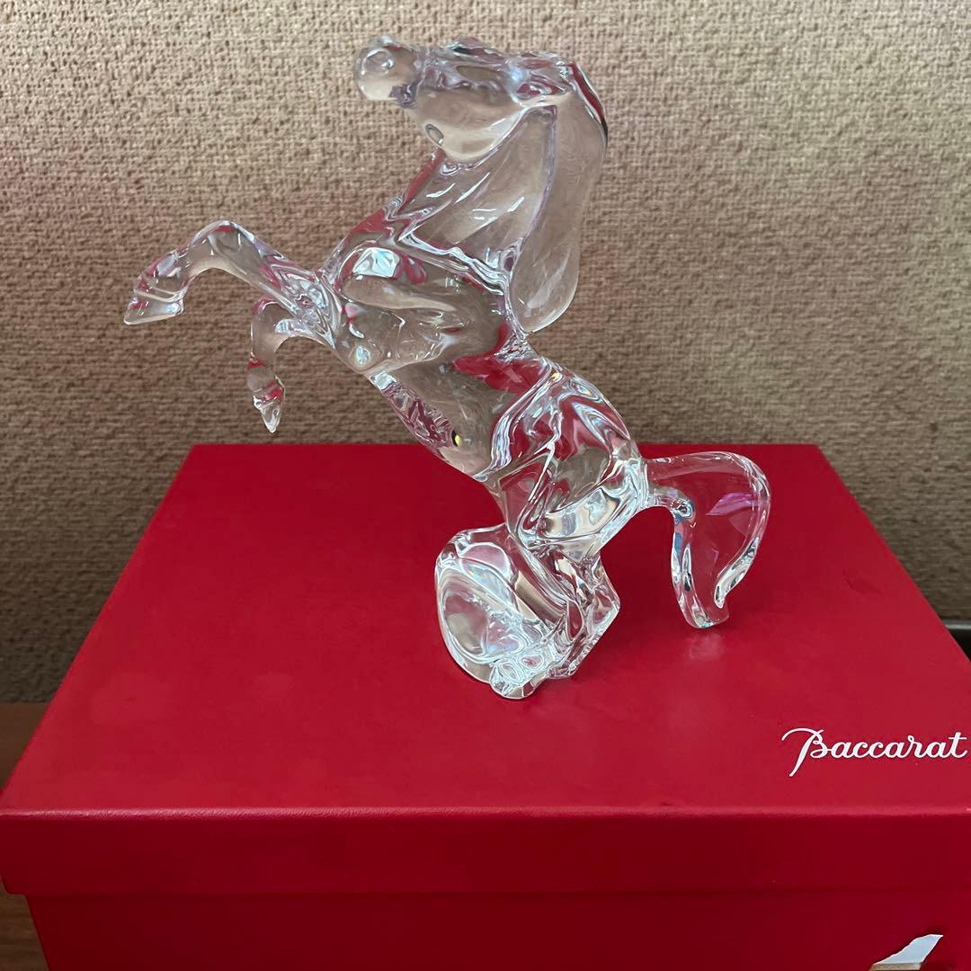 バカラクリスタル　馬の置物