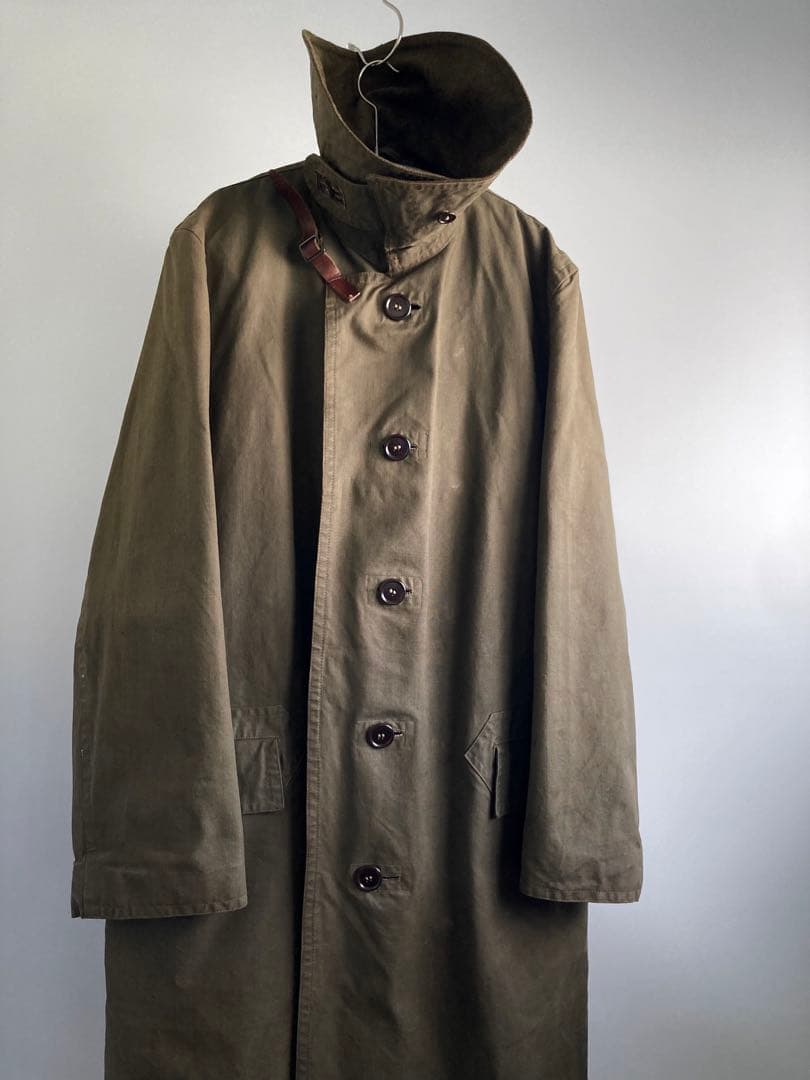 ジャケット・アウター 50s Vintage Dutch Army Motorcycle Coat