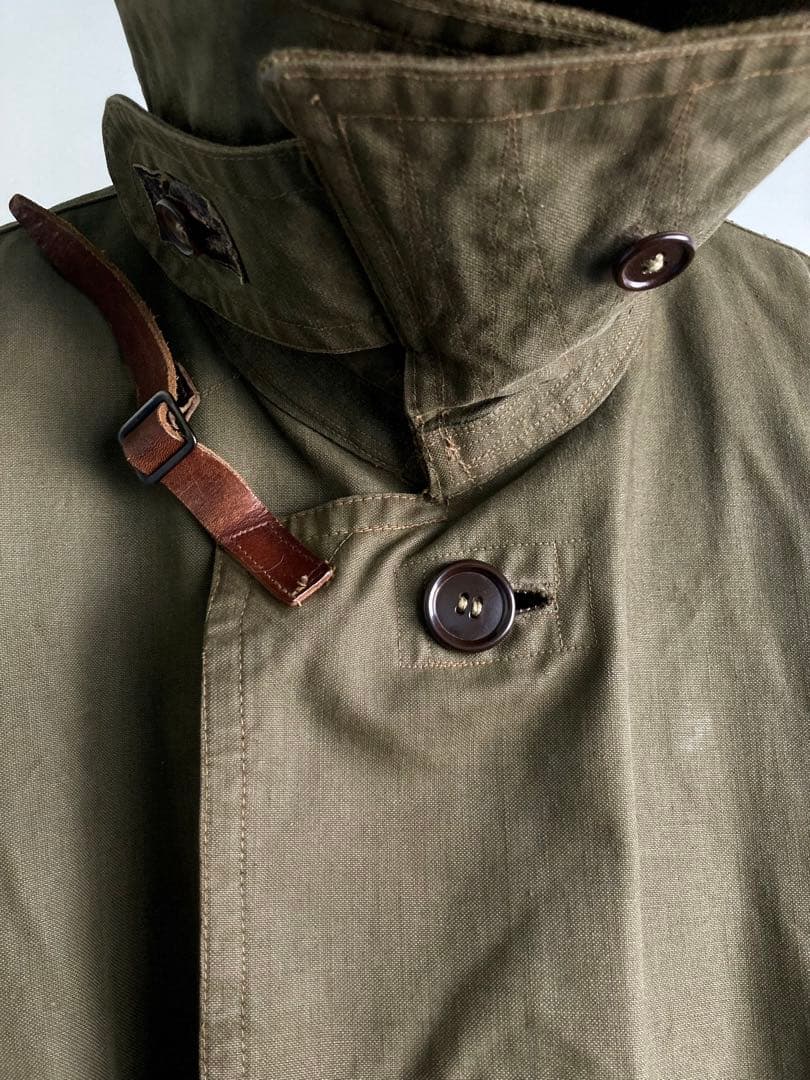 ジャケット・アウター 50s Vintage Dutch Army Motorcycle Coat