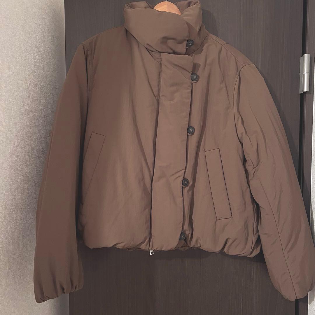 新品　ZARA パデッドジャケット　ブラウン　ダウン ZWコレクション