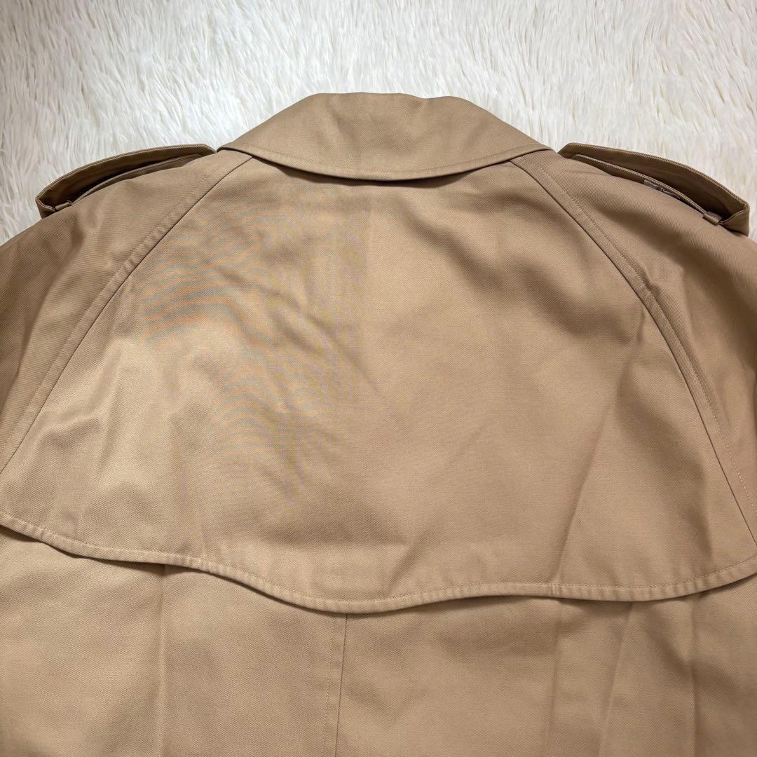 バーバリー ノバチェック トレンチコート ライナー付 メンズL相当 ベージュ