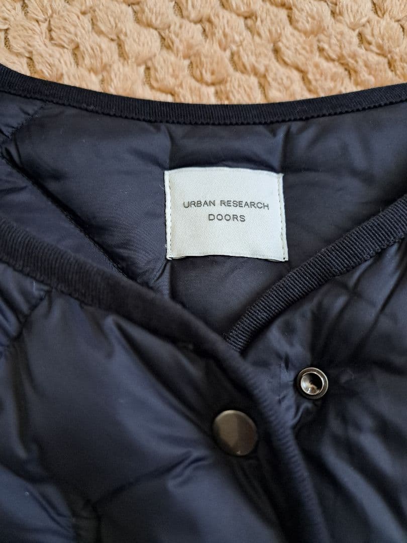 URBAN RESEARCH DOORS ブラックダウンジャケット