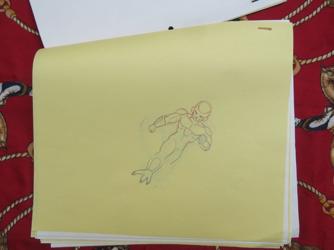 メ*ロ様 ドラゴンボール セル画 原画 フリーザ ベジータ 当時品