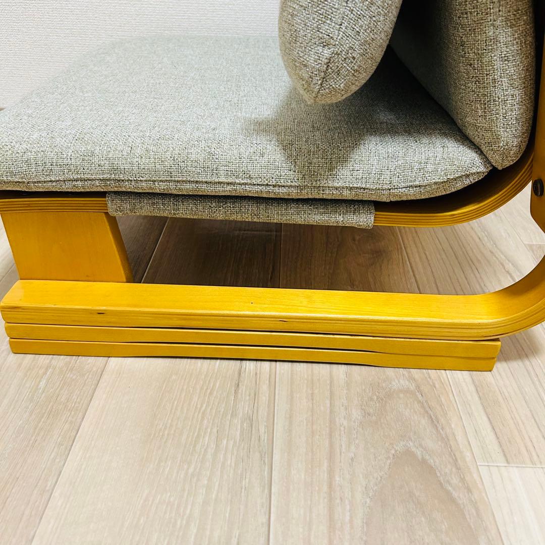 【美品】 通販生活 楽座椅子 カタログハウス　座椅子 クッション