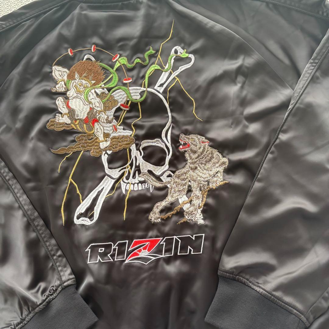 RIZIN × ROEN 雷神×狼煙 ライジン ロエン スカジャン ジャケット