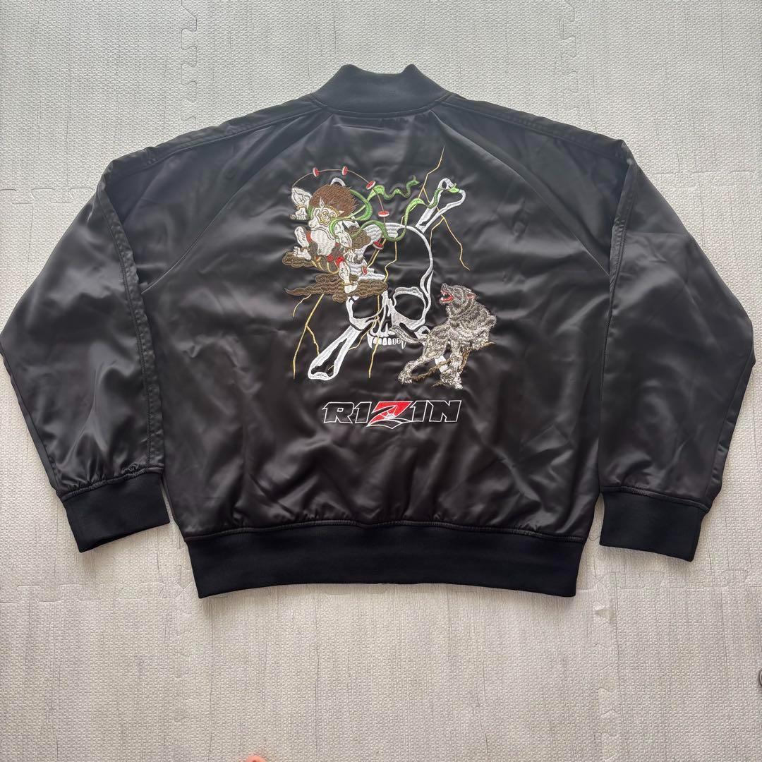 RIZIN × ROEN 雷神×狼煙 ライジン ロエン スカジャン ジャケット