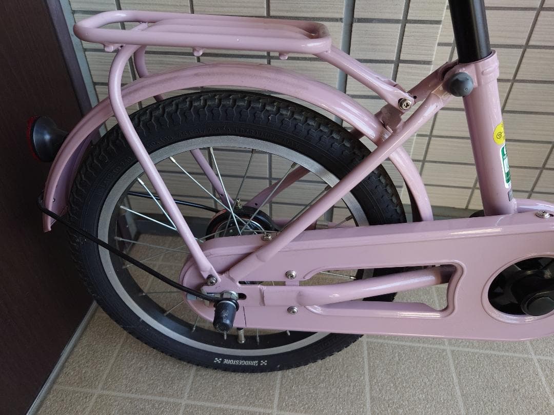 あんな【bikke m ビッケ】子供用自転車 オールドローズ 16インチ