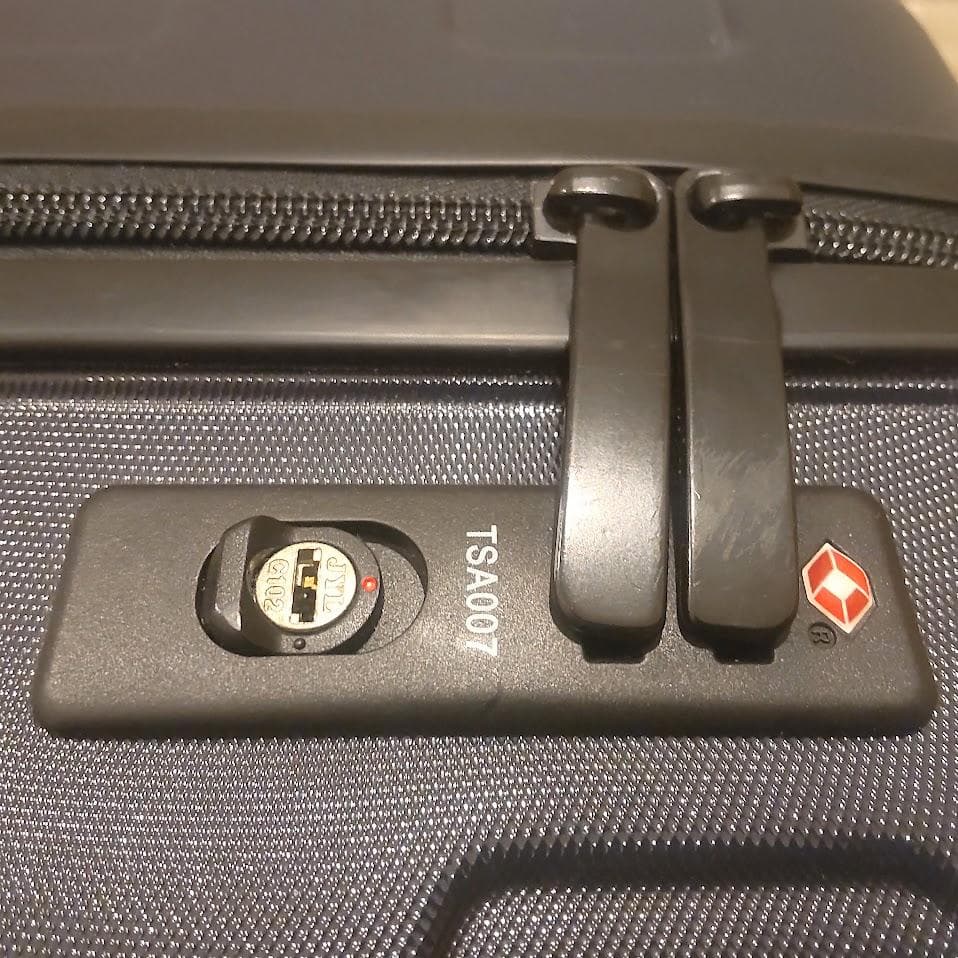 ★美品★ 無印良品 スーツケース 19L ストッパー付 ネイビー 機内持ち込み可