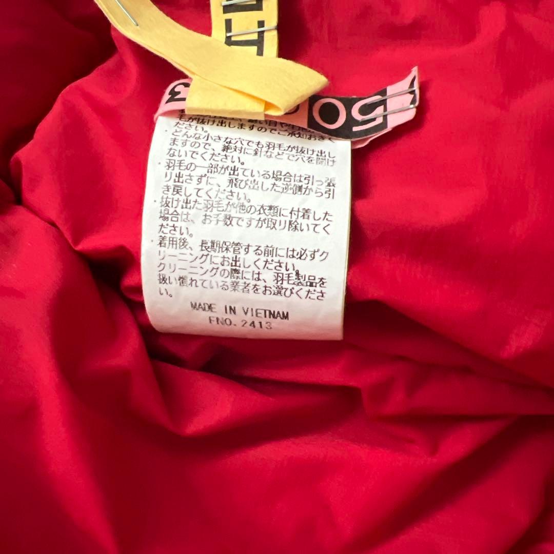 未使用 LLBean JAPAN EDITION ホールデンダウンベスト 赤 M