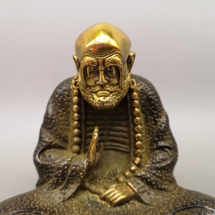 仏教美術 仏像 達磨祖師仏像 招財 開運 風水 銅製品 工芸品 置物