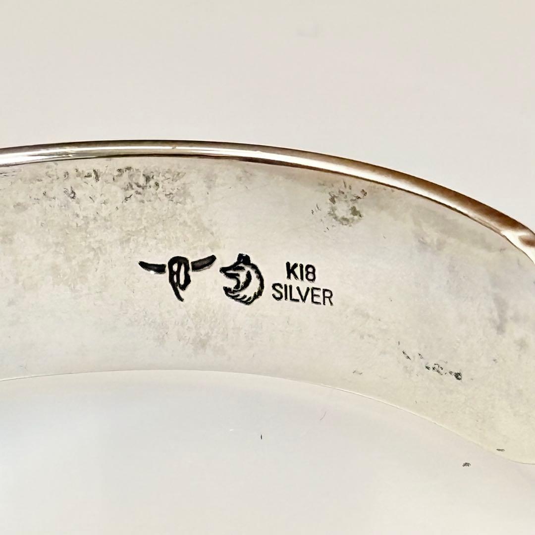 TADY&KING K18 平打ちバングルGPロングホーン 平打ち バングル