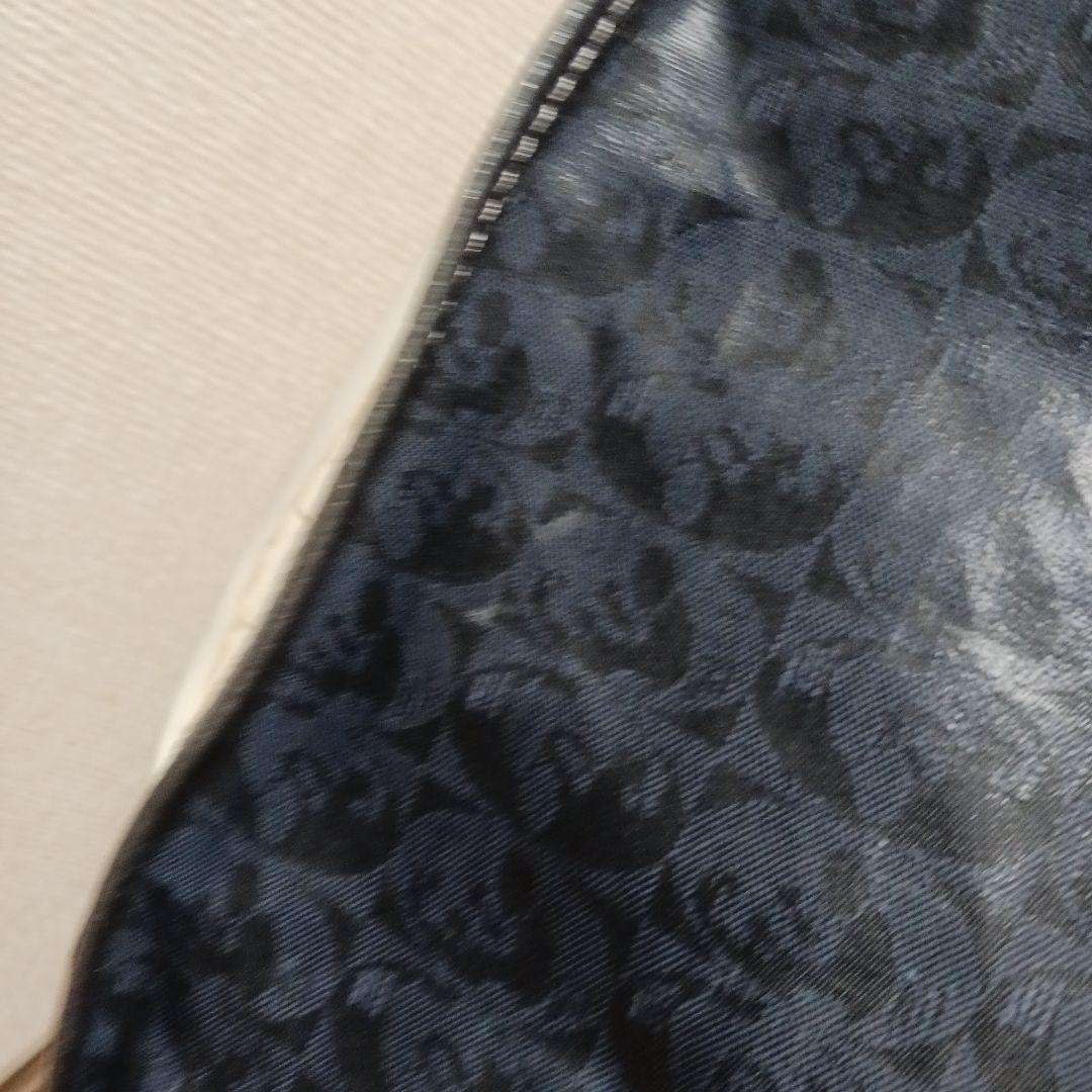 2458　ペレボルサ　ボストンバッグ　ネイビー　極美品