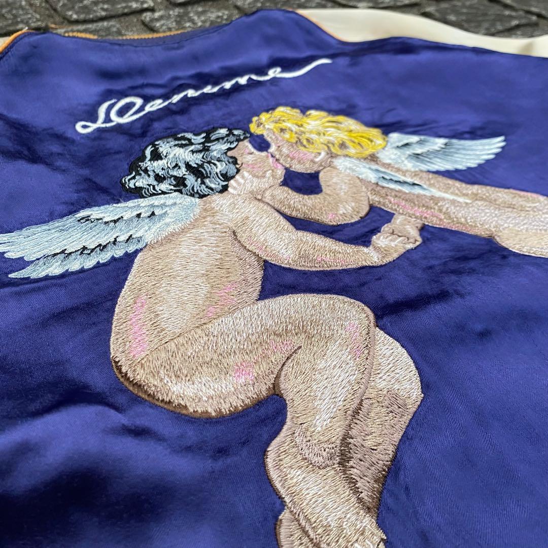 DENIME SHINS期 刺繍　リバーシブル　スカジャン 天使と悪魔