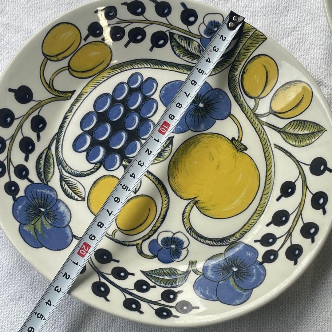 レア！旧カラーロゴ　アラビア　パラティッシ　オーバル 25cm プレート　③